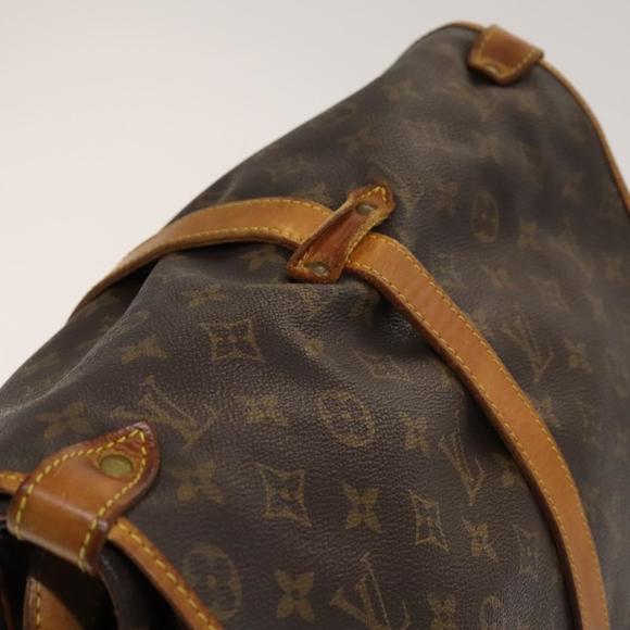 LOUIS VUITTON Monogram Saumur 35 Shoulder Bag M42254 LV Auth BA4420 - Picture 6 of 16